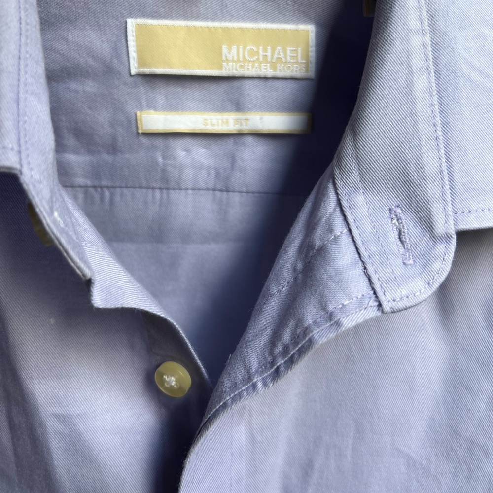 Men’s. Michael Kors button up long sleeve 16 34/35 Large